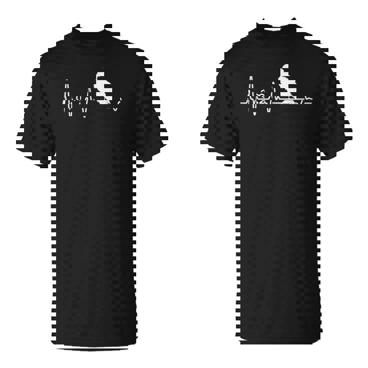 Latido Del Corazón Águila Cetrero Regalo Cetrería Regalos Camiseta unisex