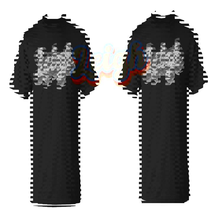 Leigh 名前入りシャツ カスタムレタリング 70年代 Tシャツ