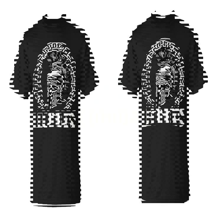 Leónidas Rey De Esparta Casco Espartano Antiguo Camiseta unisex