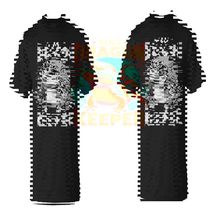 Leopard Gecko Crested Lizard Reptiles Lovers Tシャツ