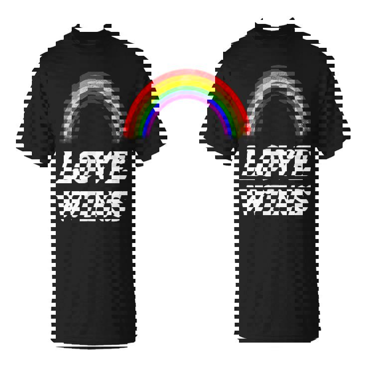 Lgbt フラッグ プライド ポケット レインボー Love Wins パーティー レインボー Tシャツ