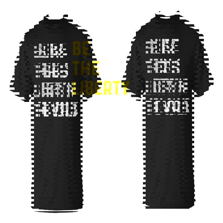 Be The Liberty Libertarian Activist Anarchy Ancap Minarchist Tシャツ