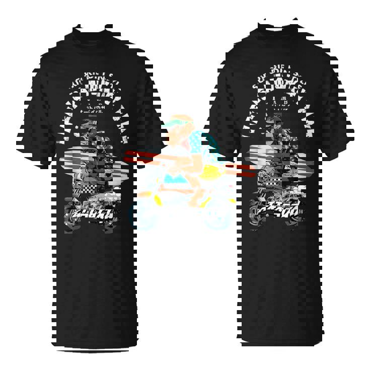Life Is A Monkey バイク サーフィン 猿版 Tシャツ