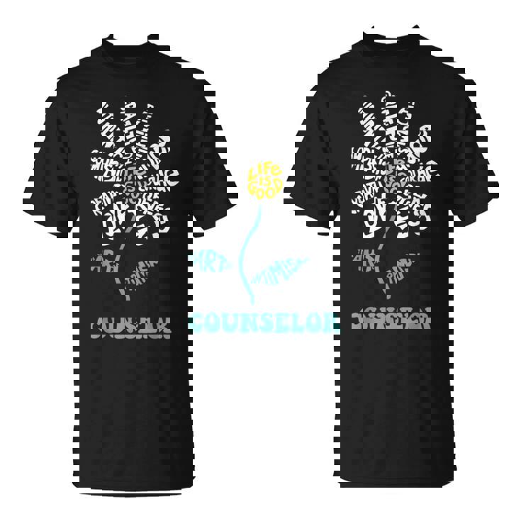 Life-Is Good Counselor ユーモア 勇気 開放性 楽しい 愛 Tシャツ