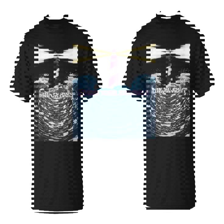 Lighthouse Beamstruggle 勇敢な意識 サポートファンへ Tシャツ