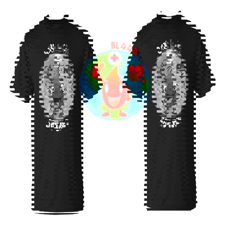Lindo Día Del Donante Deangre Darangrealvaridas Cada Gota Cuenta Camiseta unisex
