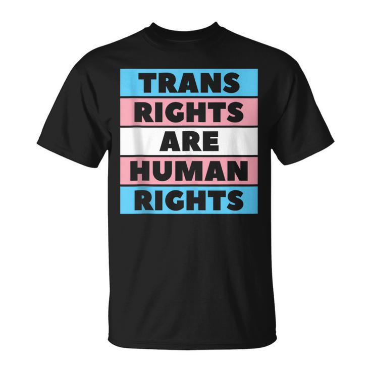 Los Derechos Transon Derechos Humanos Protegen El Orgullo De La Bandera Trans In Mangas Camiseta unisex