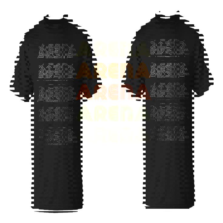 Love Heart Arena グランジ ビンテージスタイル ブラック アリーナ Tシャツ