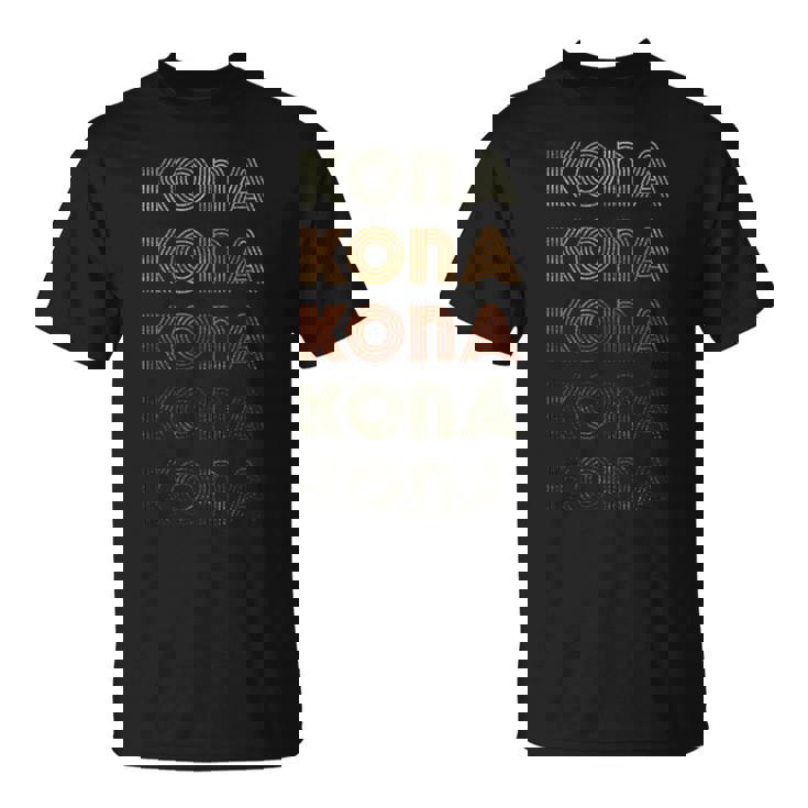 Love Heart Kona グランジ ビンテージスタイル ブラック コナ Tシャツ