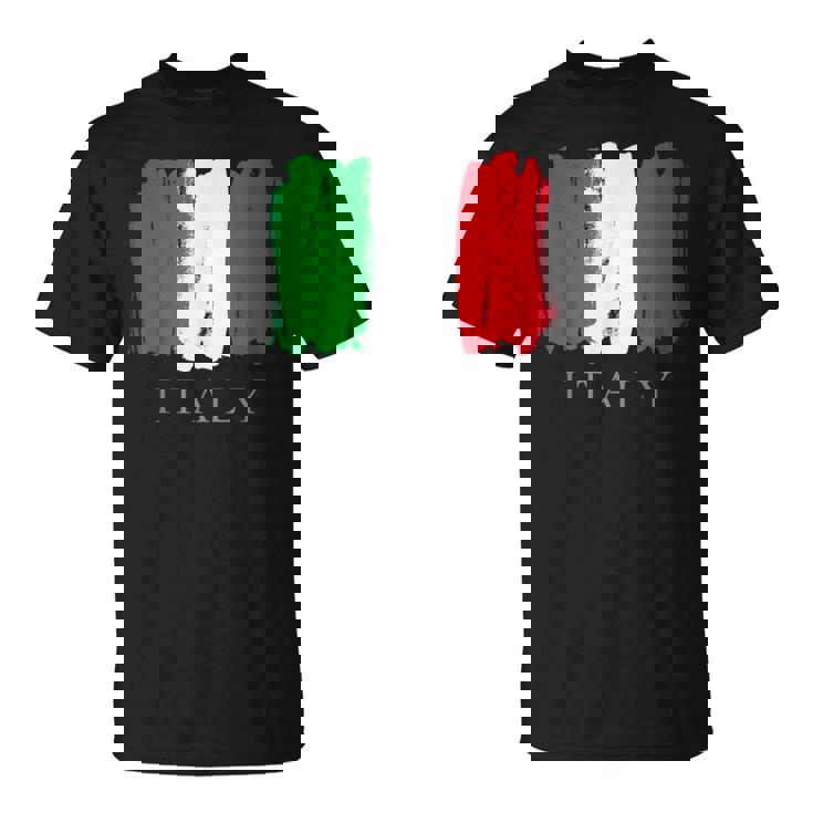 I Love Italy 、クールでキュートなイタリア国旗グラフィックデザイン Tシャツ