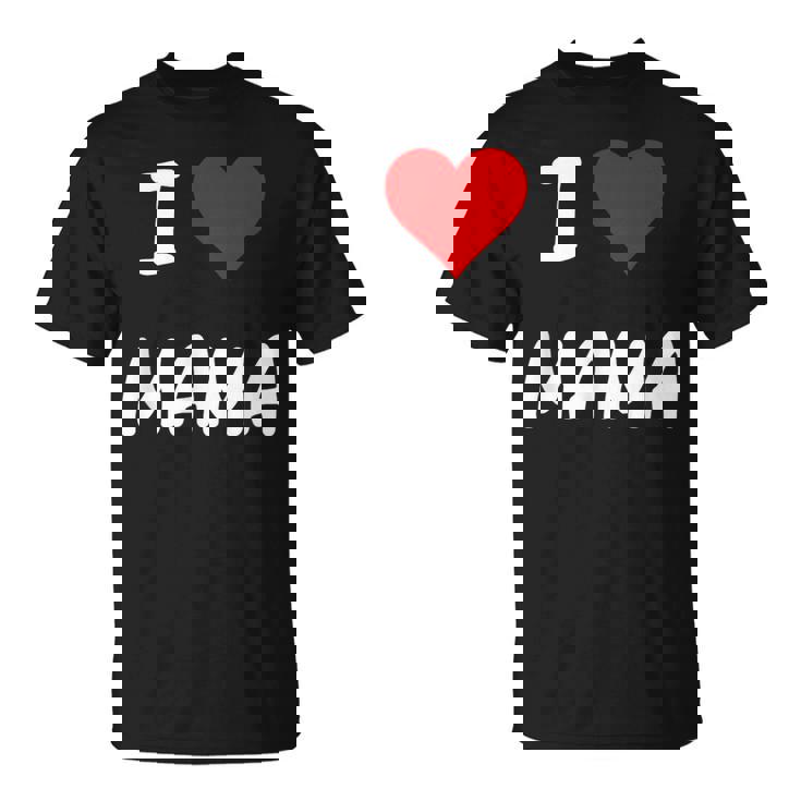 I Love Mama Children Love Heart ベビーチャイルドギフト お母さん Tシャツ