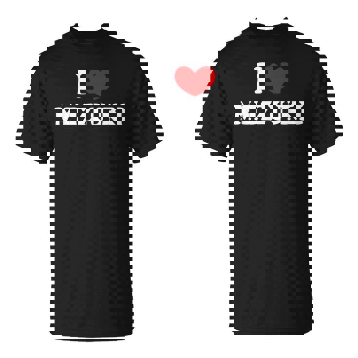 I Love Mizuki 私は愛する Mizuki Tシャツ