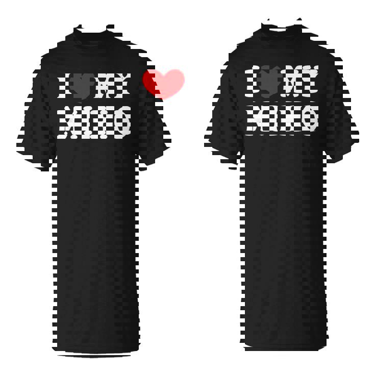 I Love My Miho みほが大好き Tシャツ