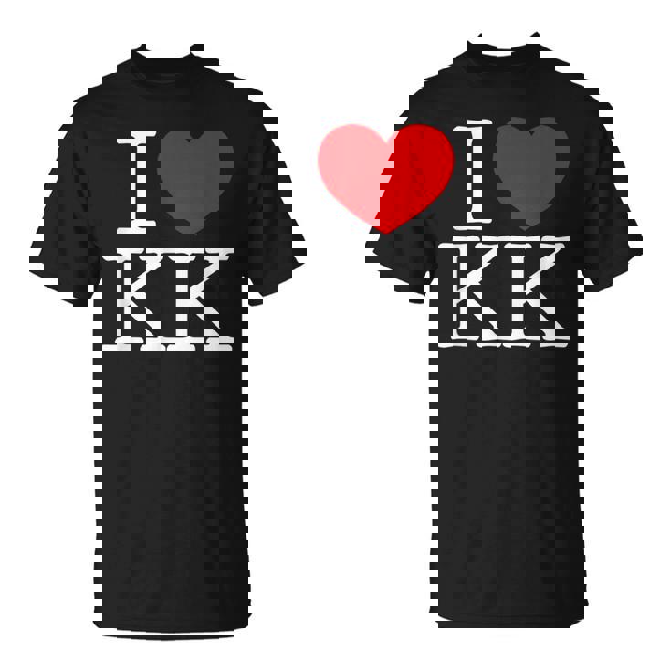 I Love ハート Kk Tシャツ