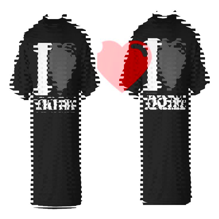 I Love 横浜市 日本文化 美しい日本 横浜大好き Tシャツ