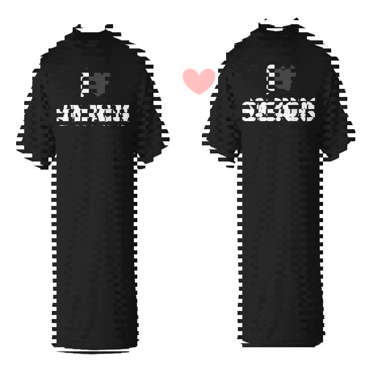 I Loveim Racing ゲームホイールレースシミュレーター シムレーサー Tシャツ