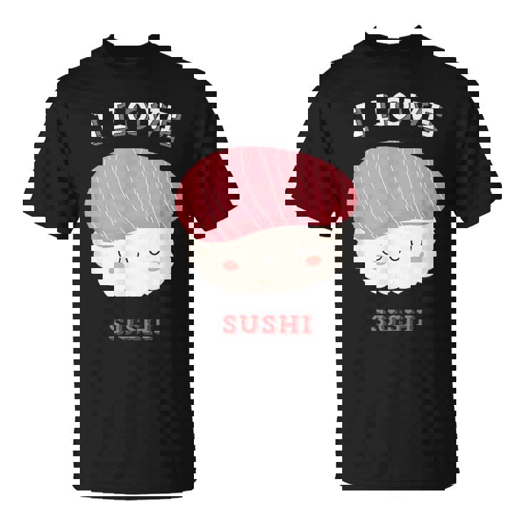 I Loveushi I Loveushi Japan Food 巻にぎり魚 Tシャツ