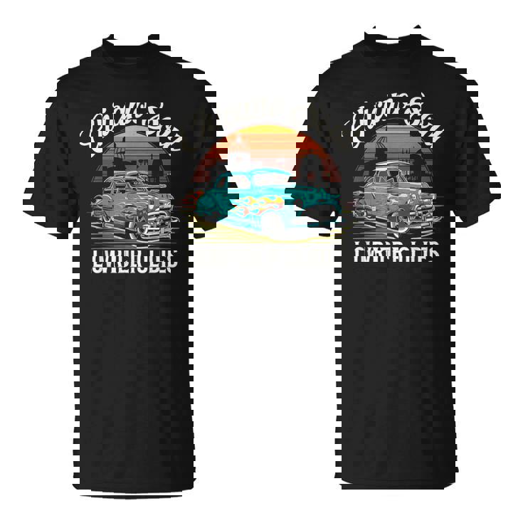Lowrider Chicano Oldies カーデザイン クール クラシックカー Tシャツ