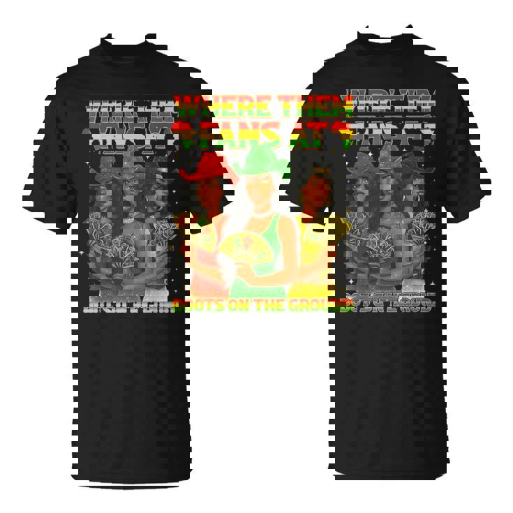 Where Them Fan At Boots On The Ground Black Western Cowgirl T-Shirt