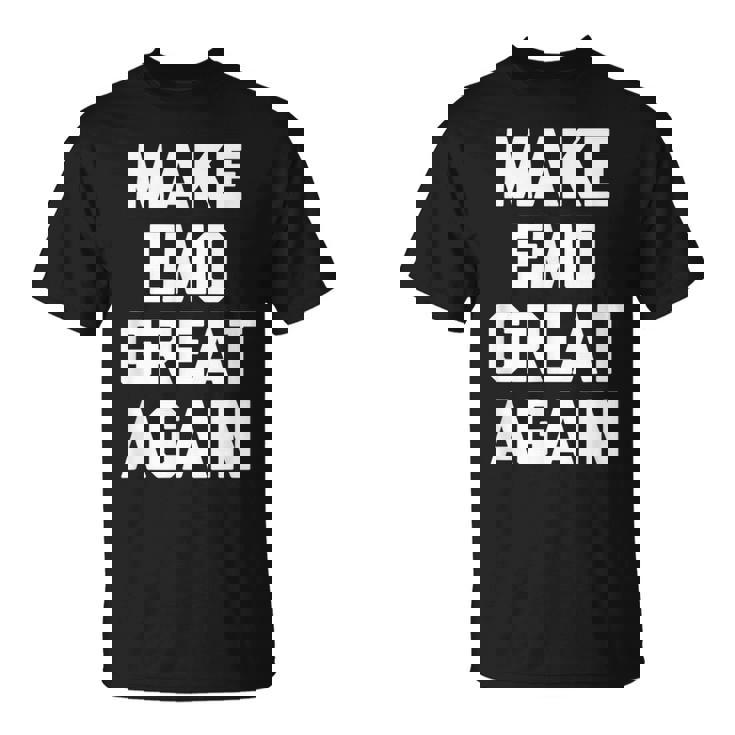 Make Emo Great Again インディーズミュージックエモ Tシャツ
