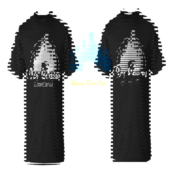 Malt Whiskey Dreams Come True 面白いしゃれパロディtシャツ Tシャツ