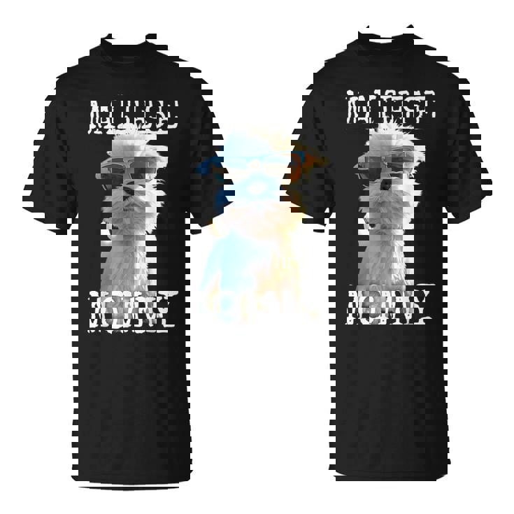 Maltese Mommyマルチーズ ママ 犬 お母さん 母の日 お母さん スウィート・マルチーズ Tシャツ