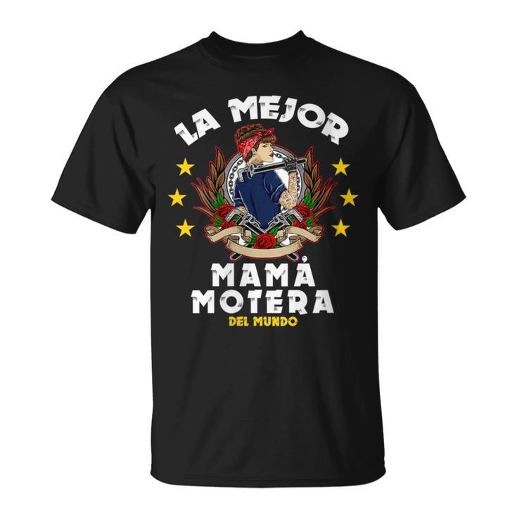 Mama Motera Intage Cuello Camiseta unisex