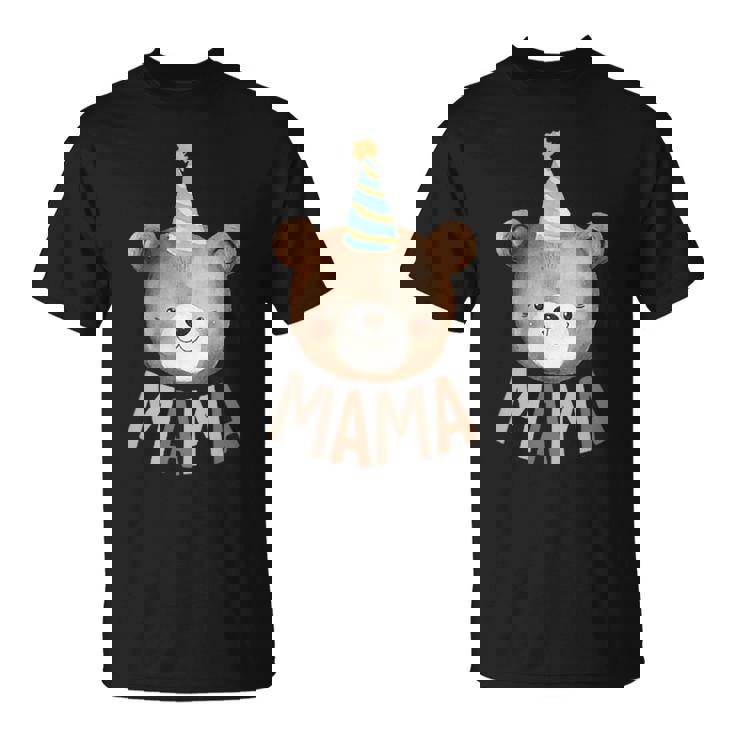 Mama Teddy Bear 1St Birthday Boy Girl Family Matching Party T-Shirt Mama Teddy Bear 1St Birthday Boy Girl Family Matching Party T-Shirt