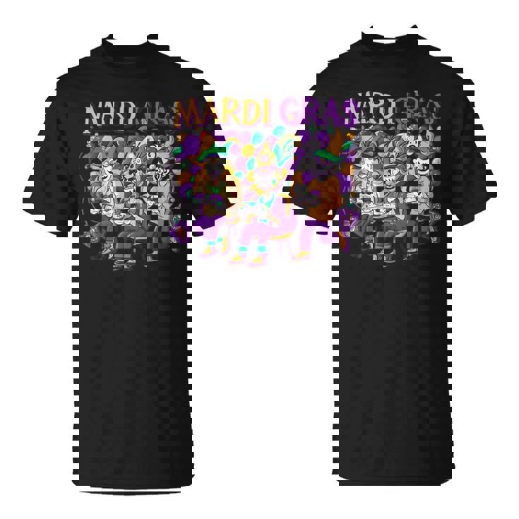 Mardi Gras ビデオゲームコントローラー シェア スチームフレンズ Tシャツ