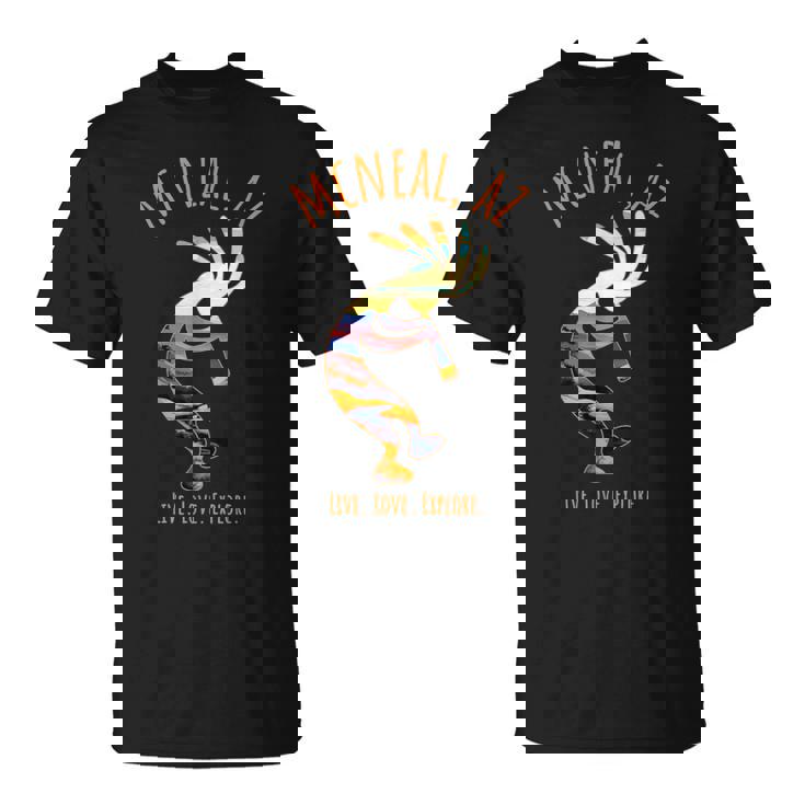 Mcneal アリゾナ Usa ダンシング ココペリ 南西部デザイン Tシャツ