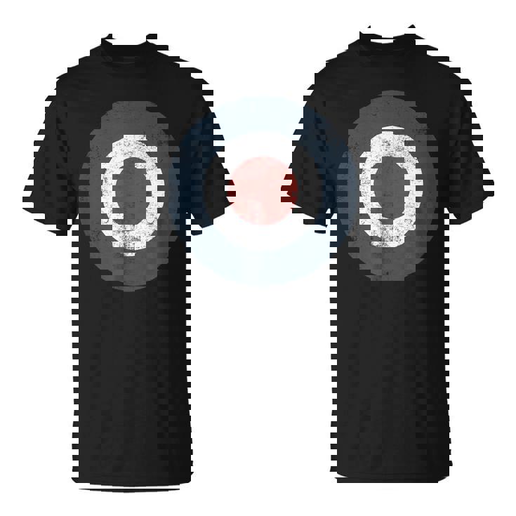 Mod Target ブルズアイ Uk Raf ラウンデルターゲット Tシャツ