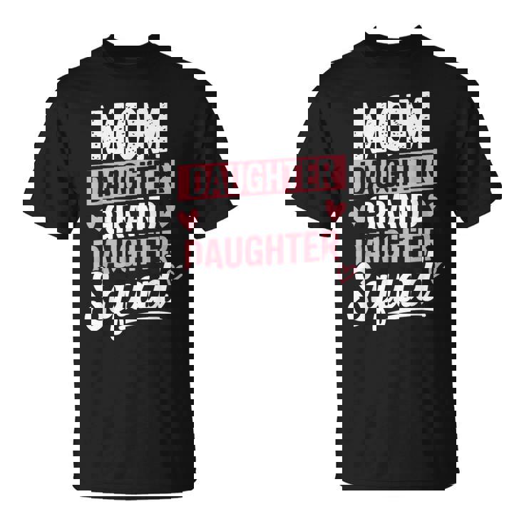 Mom Daughter Granddaughterquad マッチングママ 母の日 Tシャツ