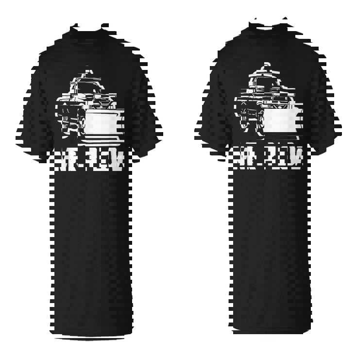 Mr Plow 面白い 皮肉なノベルティプラウトラック Tシャツ