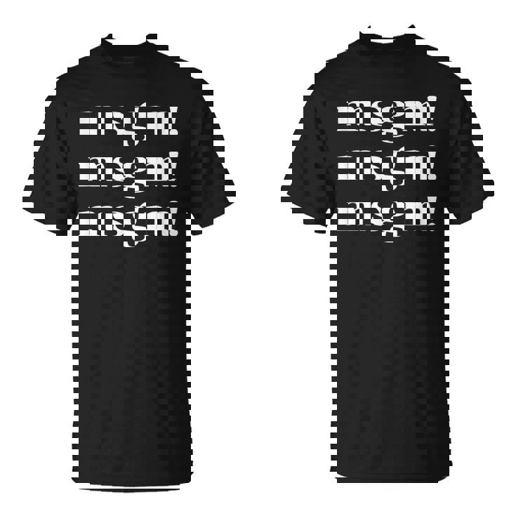 Msgm Message Me 。 Tシャツ Msgm Message Me 。 Tシャツ