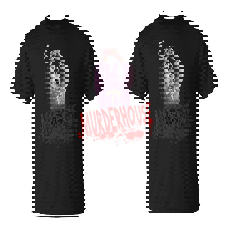 Murder House イースターバニー サバイバル ホラー ゲーム マニアック Tシャツ