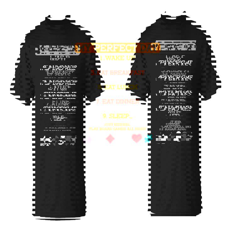 My Perfect Day ボードゲーム 恋人 ボードゲーム 面白い Tシャツ