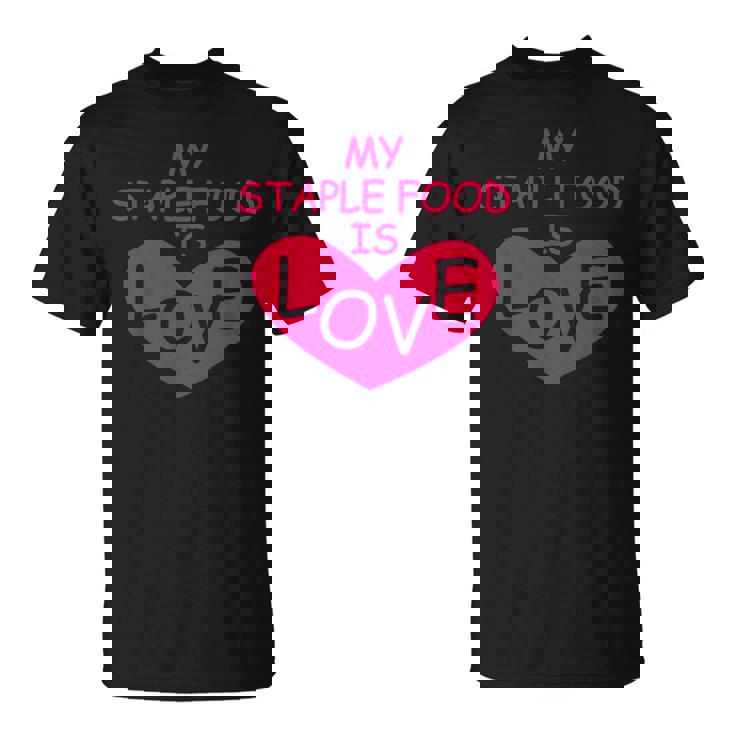 Mytaple Food Is Love Tシャツ