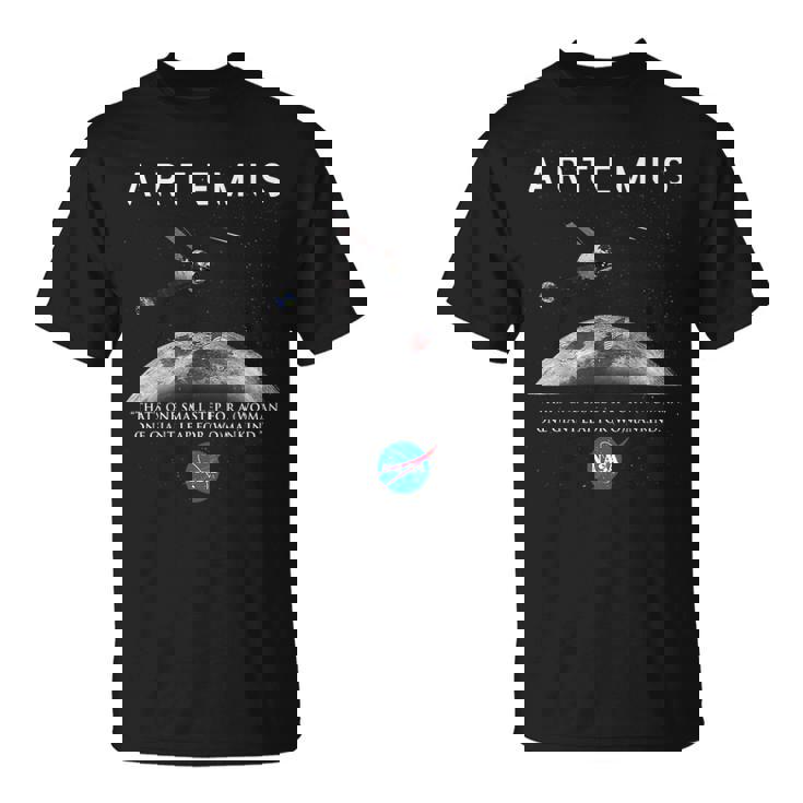 Nasa アルテミス オリオン ムーン インシグニア ミートボール ロゴ Tシャツ