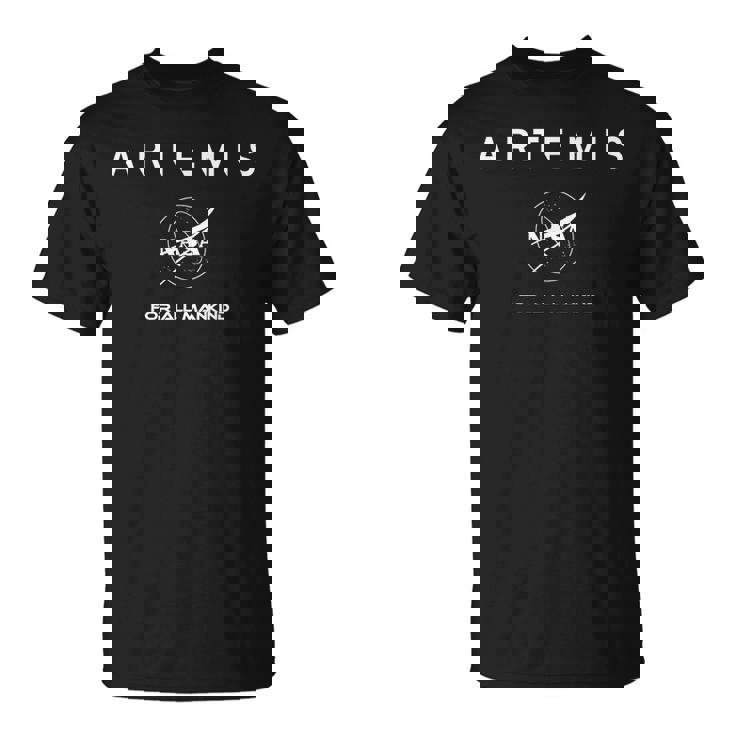 Nasa アルテミスミッションフレーズ記章ロゴ Tシャツ