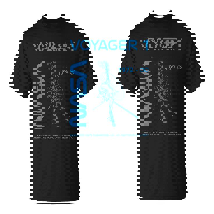 Nasaoyager 1 宇宙船は1977年9月5日に打ち上げられました Tシャツ