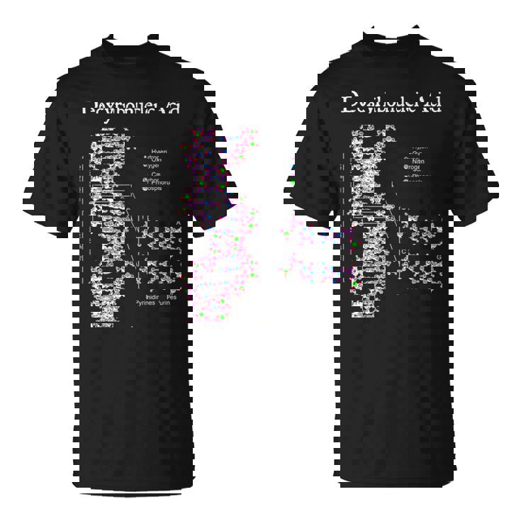 Nerdyintage Dna 遺伝学 化学 生物学 科学の先生 Tシャツ