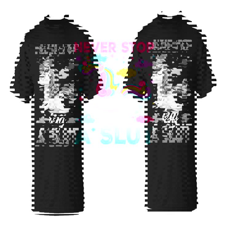 Nevertop Being Alut ユニコーン 面白い 大人 ユーモア 格言 Tシャツ