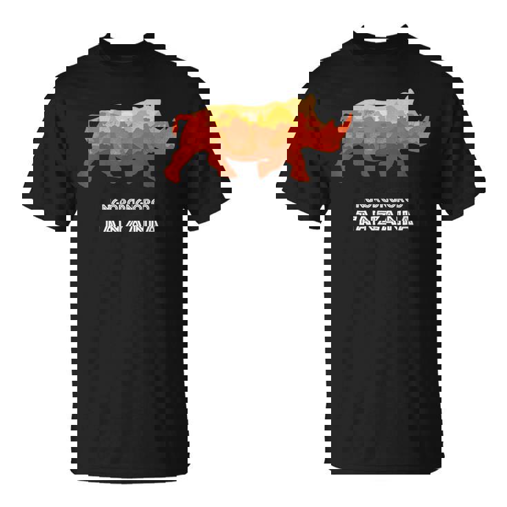 Ngorongoro タンザニア サファリ国立公園 ゲーム リザーブ サイ Tシャツ