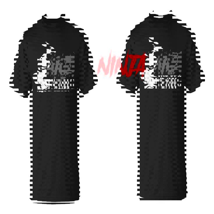 Ninja In Training 面白い忍者誕生日ギフト 男性 女性 子供 Tシャツ