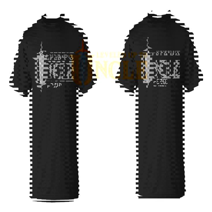 Nivelado Hasta El Tío Est 2025 Nivel Desbloqueado Tío Juegos Camiseta unisex