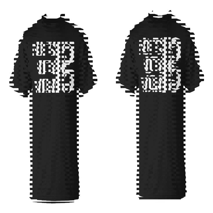 No It's Not Aiolin ヴィオラ アルト記号 ギフト ヴィオラ 恋人 プライド Tシャツ