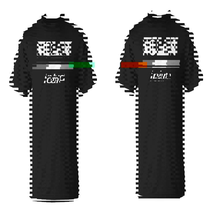 Nolan Irish Family Name 聖パトリックデー アイルランド国旗 Tシャツ