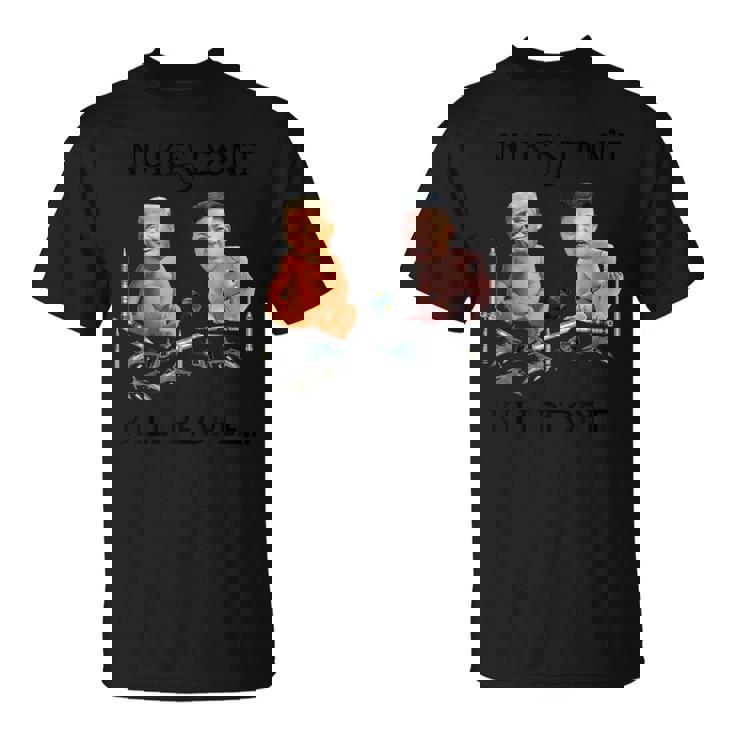 Nukes Don't Kill People…ドナルド・トランプとキム・ジョンウンティー Tシャツ