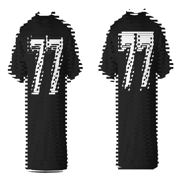 Number 77 Birthday 77Thports Player チーム番号入りジャージ Tシャツ