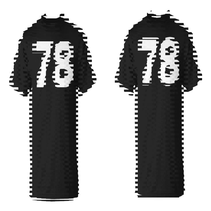 Number 78 、Eventy-8 ジャージ スポーツ 誕生日 Tシャツ